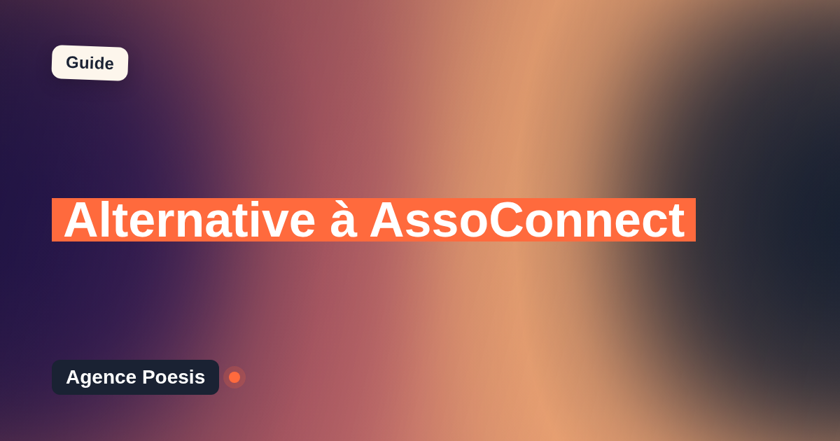 Alternative à AssoConnect : le sur-mesure dont vous êtes propriétaire (2026)