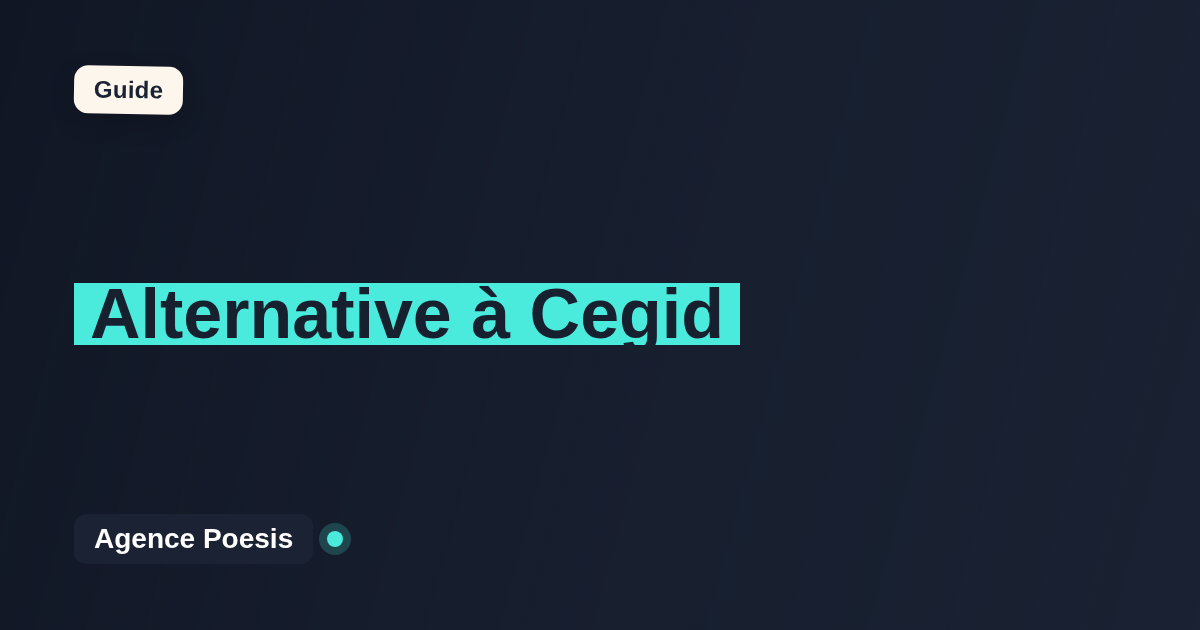 Alternative à Cegid : le sur-mesure dont vous êtes propriétaire (2026)