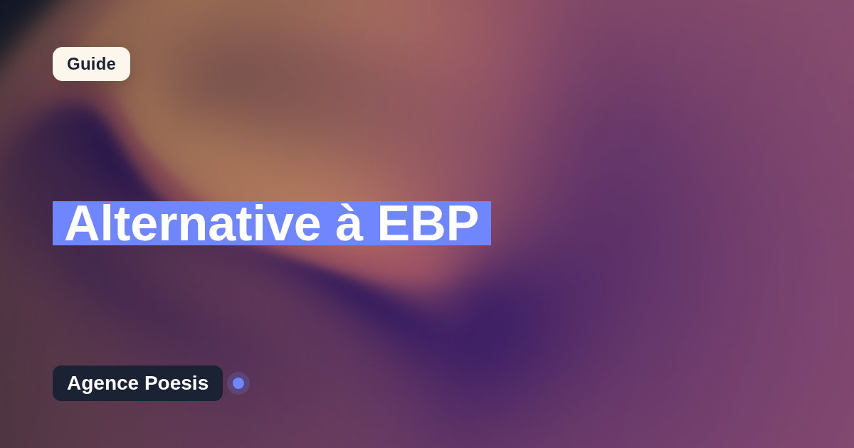 Alternative à EBP : le sur-mesure dont vous êtes propriétaire (2026)
