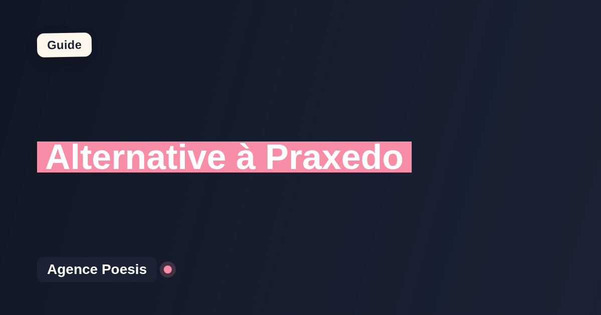 Alternative à Praxedo : le sur-mesure dont vous êtes propriétaire (2026)