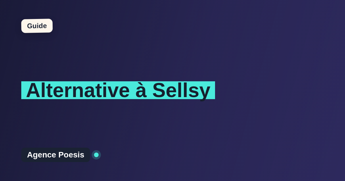 Alternative à Sellsy : le sur-mesure dont vous êtes propriétaire (2026)