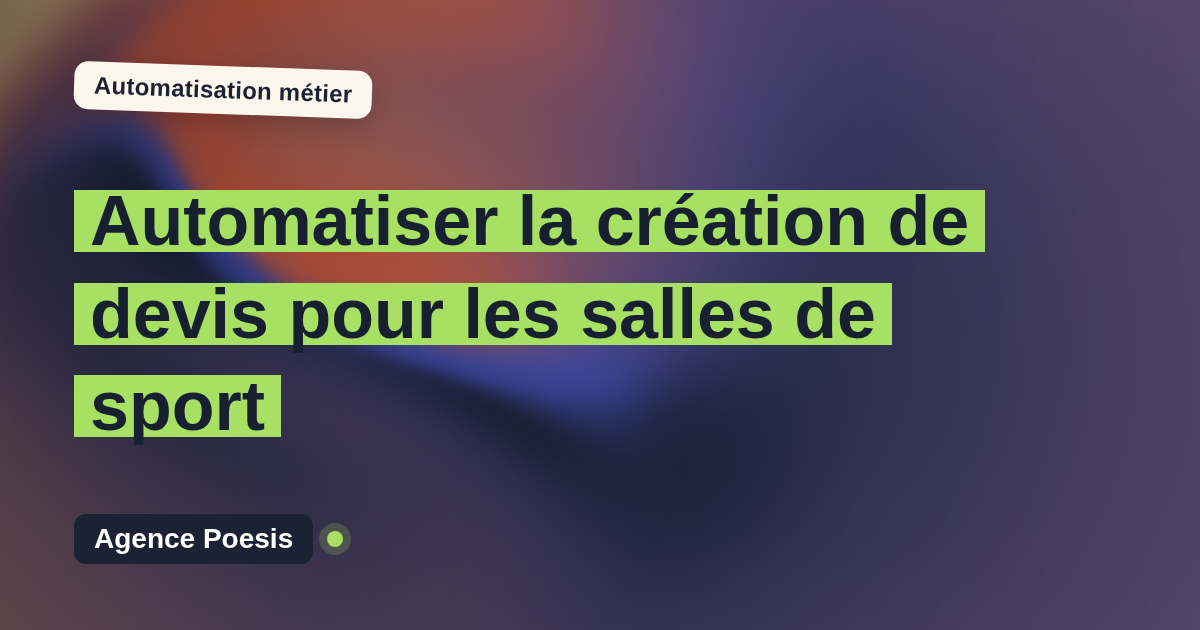 Automatiser la création de devis pour les salles de sport : méthode, coûts et ROI