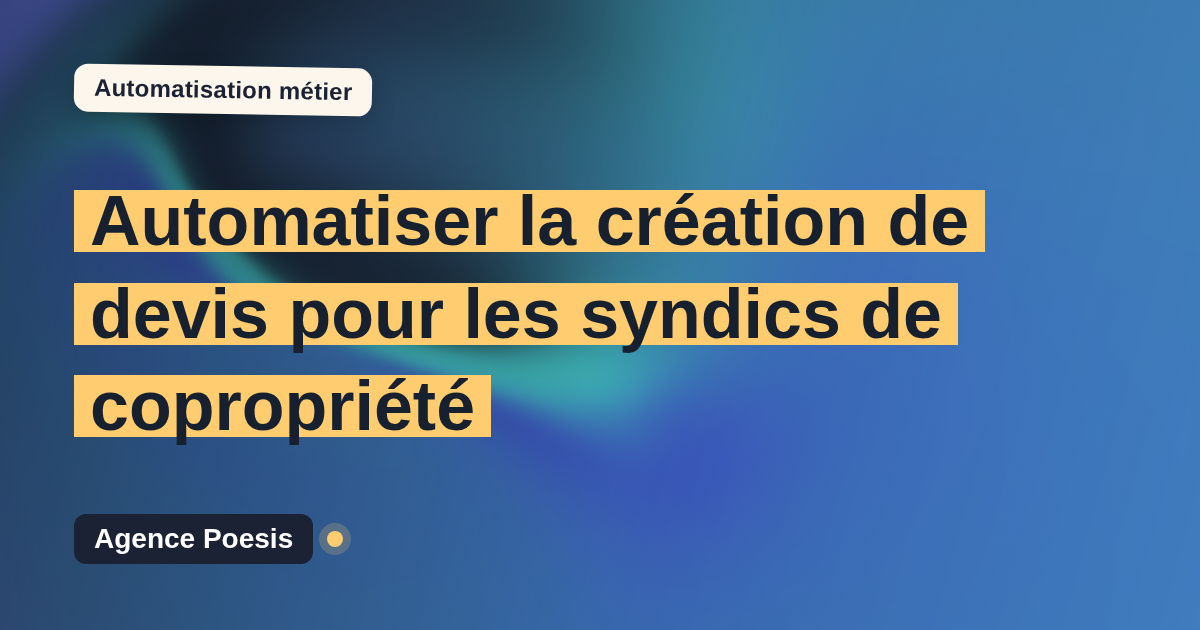 Automatiser la création de devis pour les syndics de copropriété : méthode, coûts et ROI