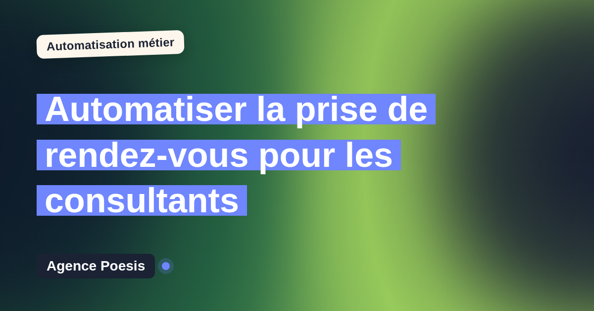 Automatiser la prise de rendez-vous pour les consultants : méthode, coûts et ROI