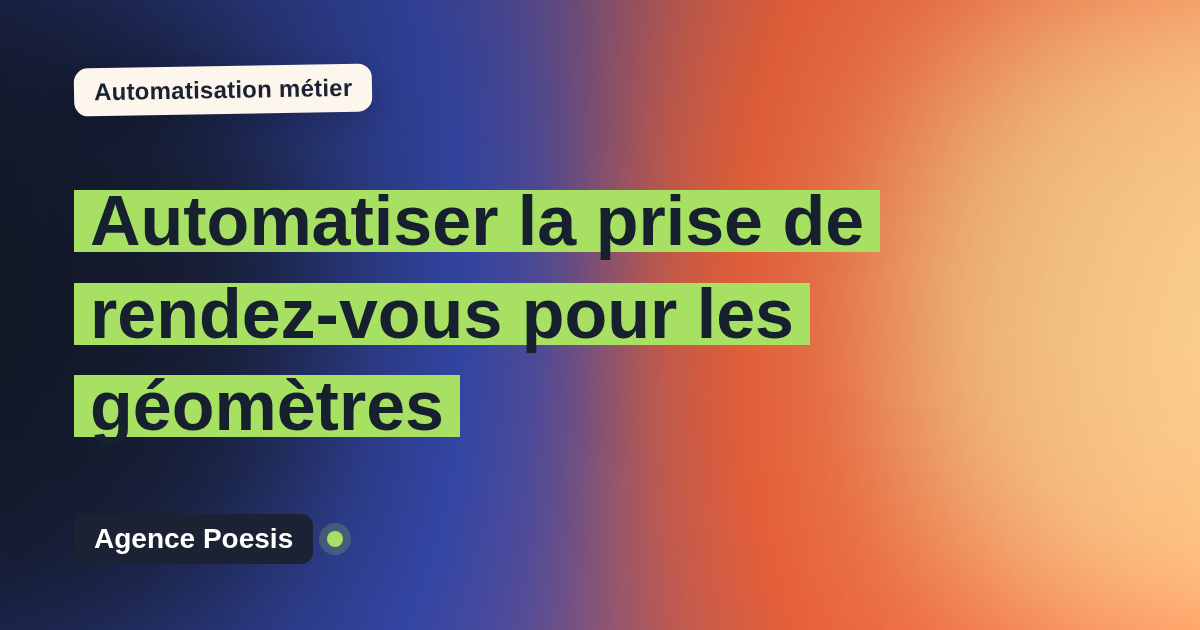 Automatiser la prise de rendez-vous pour les géomètres : méthode, coûts et ROI