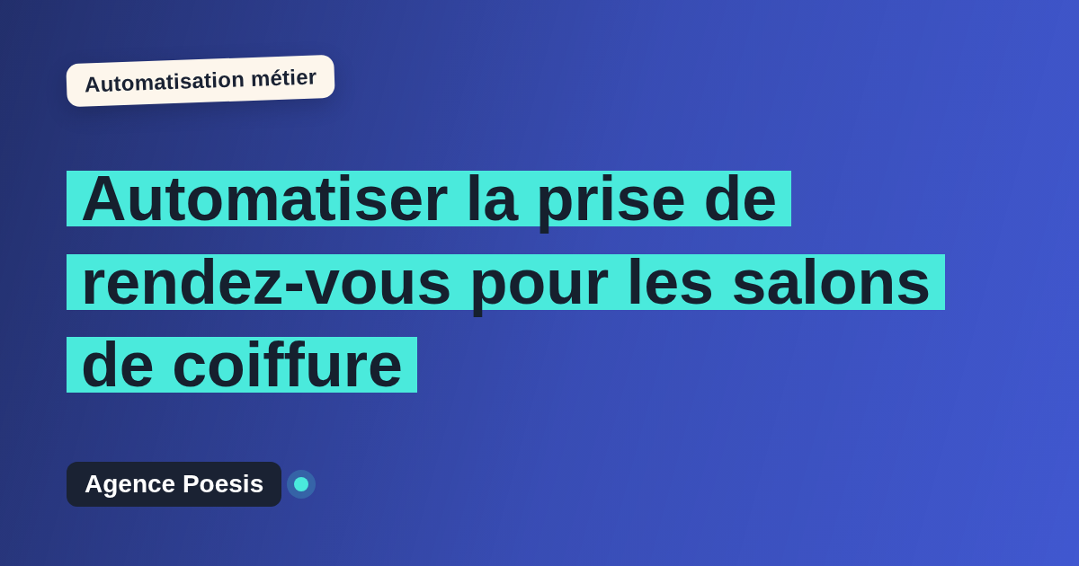 Automatiser la prise de rendez-vous pour les salons de coiffure : méthode, coûts et ROI