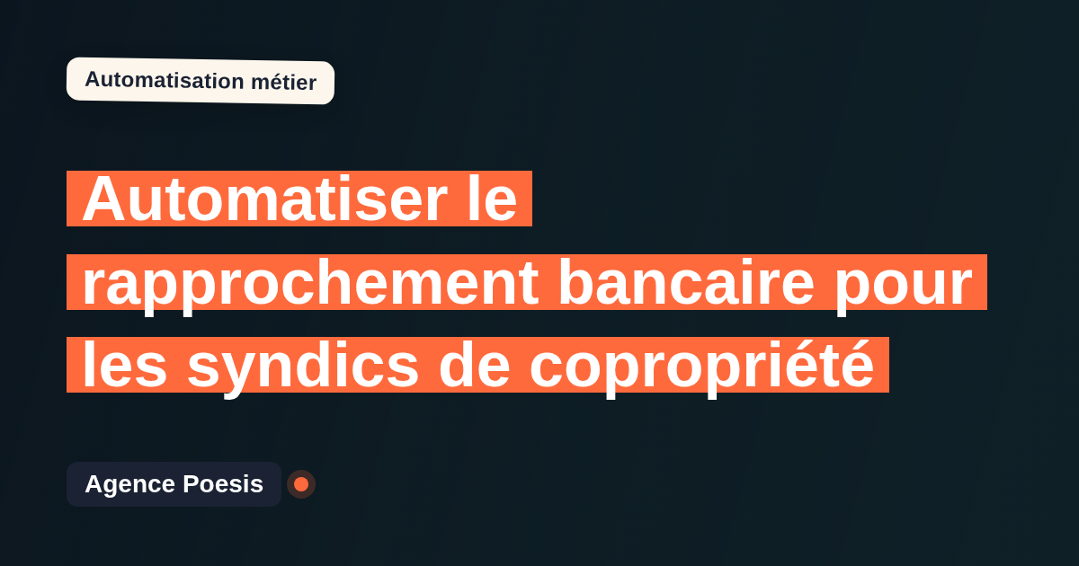Automatiser le rapprochement bancaire pour les syndics de copropriété : méthode, coûts et ROI