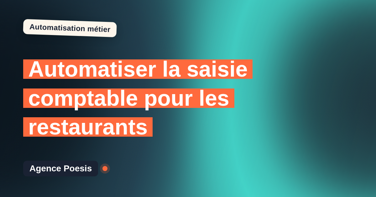 Automatiser la saisie comptable pour les restaurants : méthode, coûts et ROI
