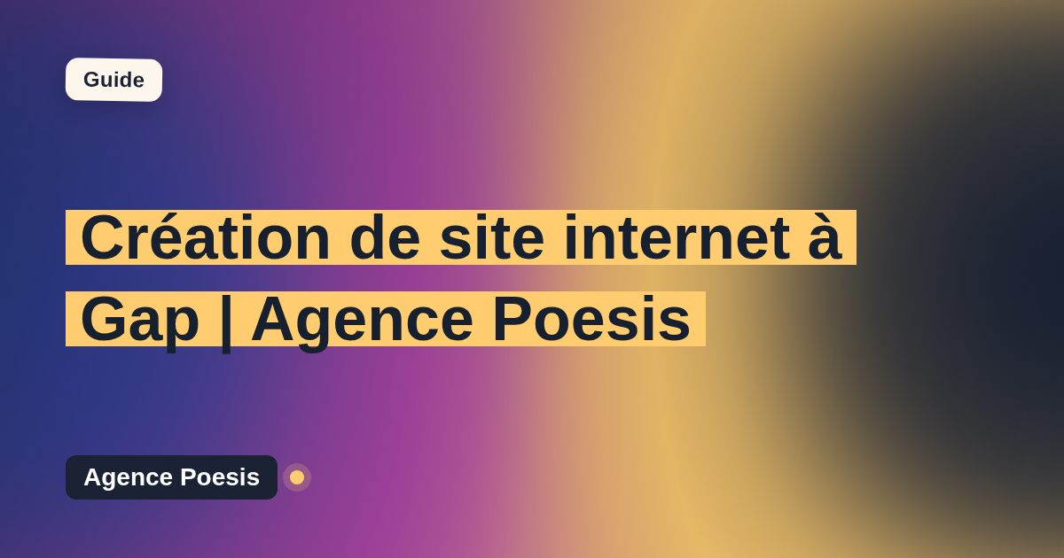 Création de site internet à Gap | Agence Poesis