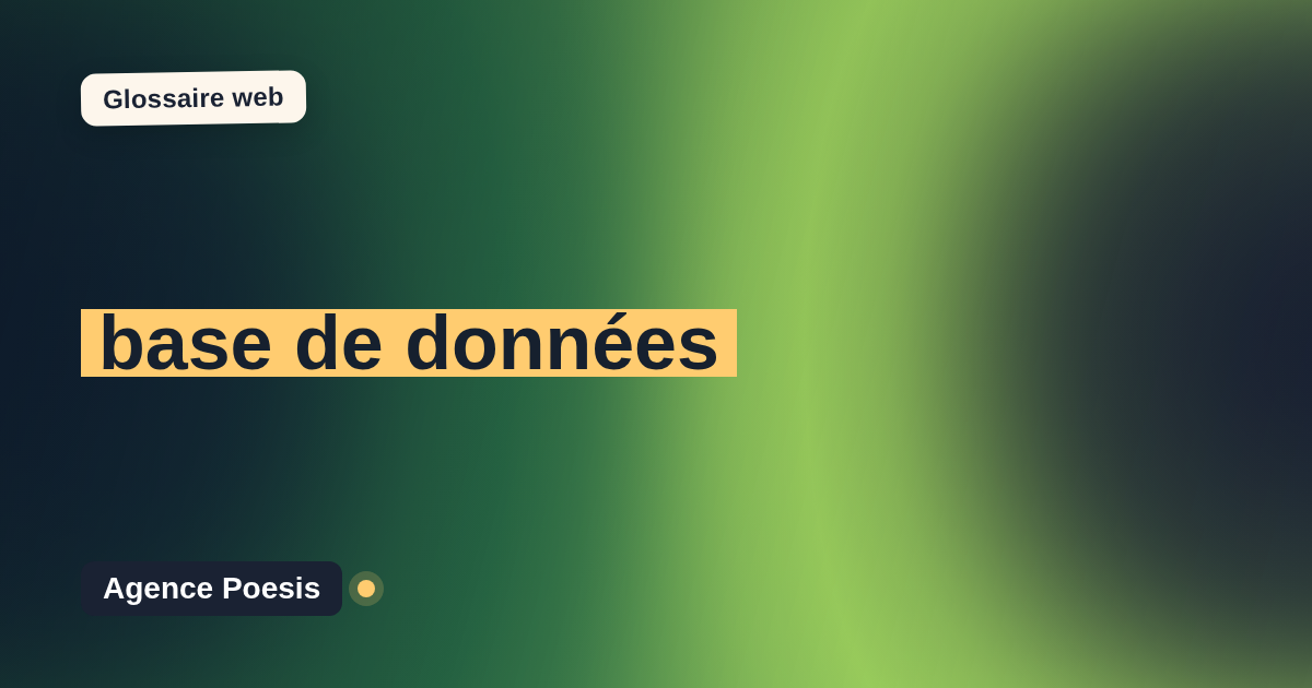 base de données : définition simple et exemples concrets