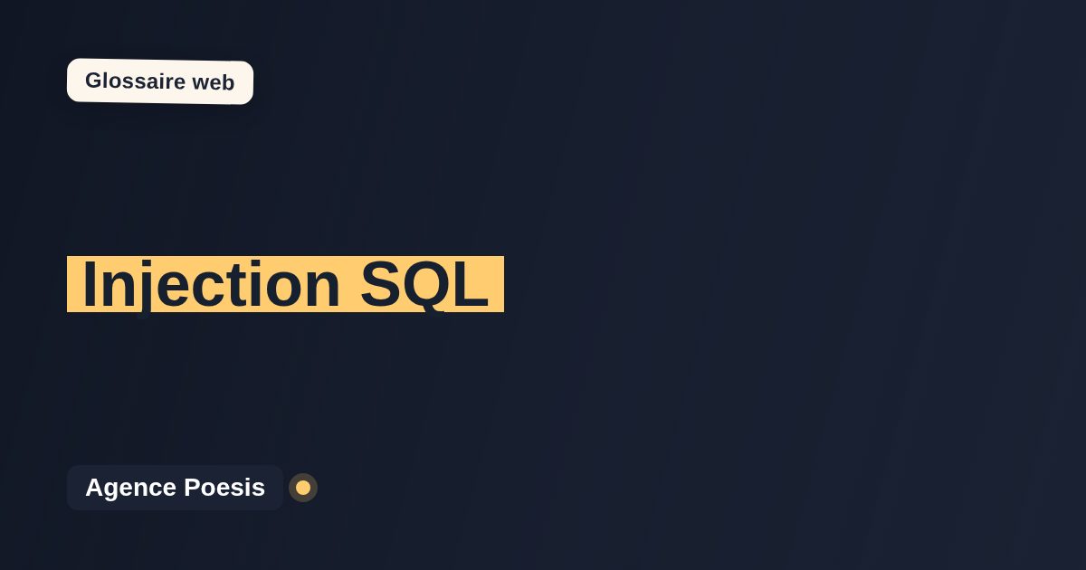Injection SQL : définition simple et exemples concrets