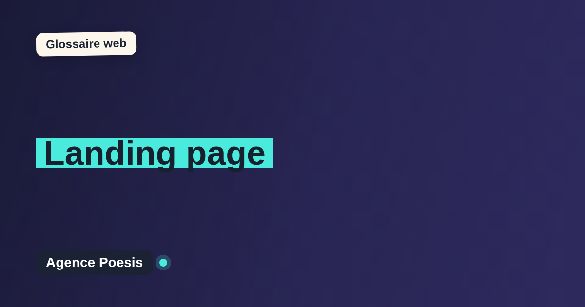 Landing page : définition simple et exemples concrets