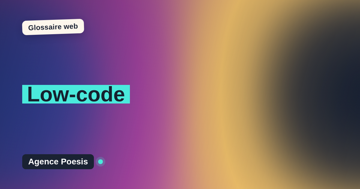 Low-code : définition simple et exemples concrets