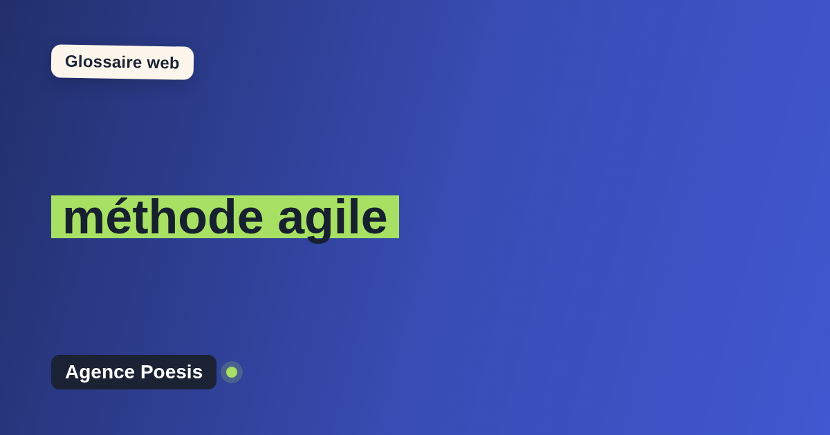 méthode agile : définition simple et exemples concrets
