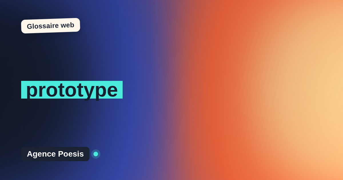 prototype : définition simple et exemples concrets