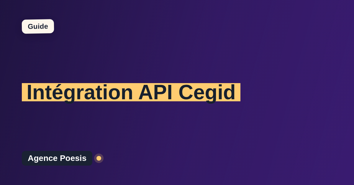 Intégration API Cegid : connectez-le à vos outils internes