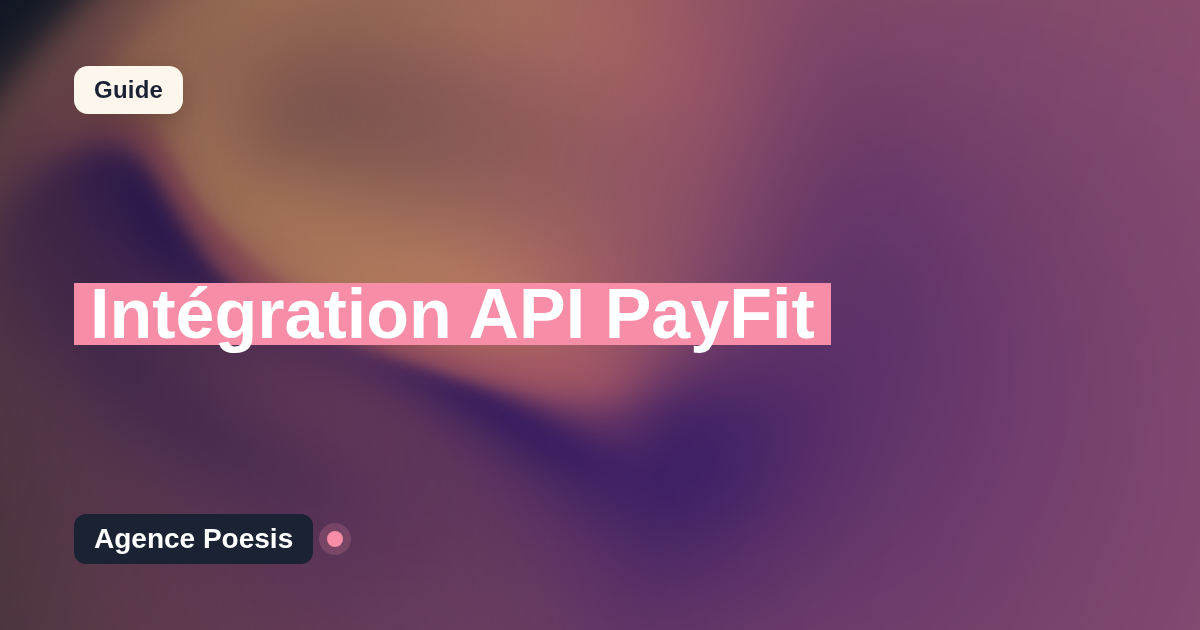 Intégration API PayFit : connectez-le à vos outils internes