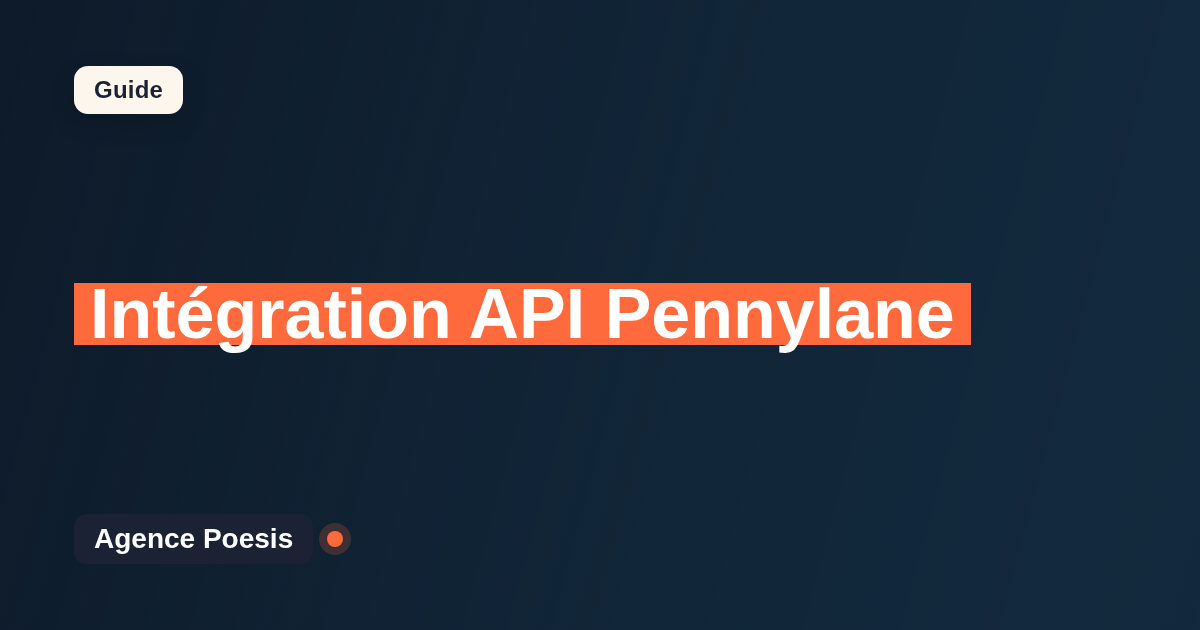 Intégration API Pennylane : connectez-le à vos outils internes