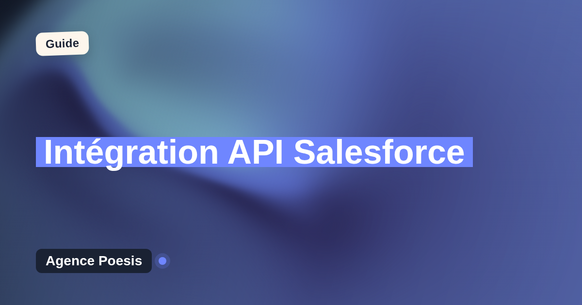 Intégration API Salesforce : connectez-le à vos outils internes