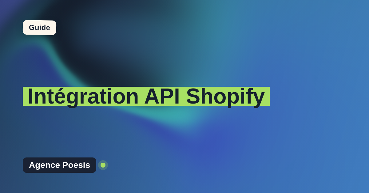 Intégration API Shopify : connectez-le à vos outils internes
