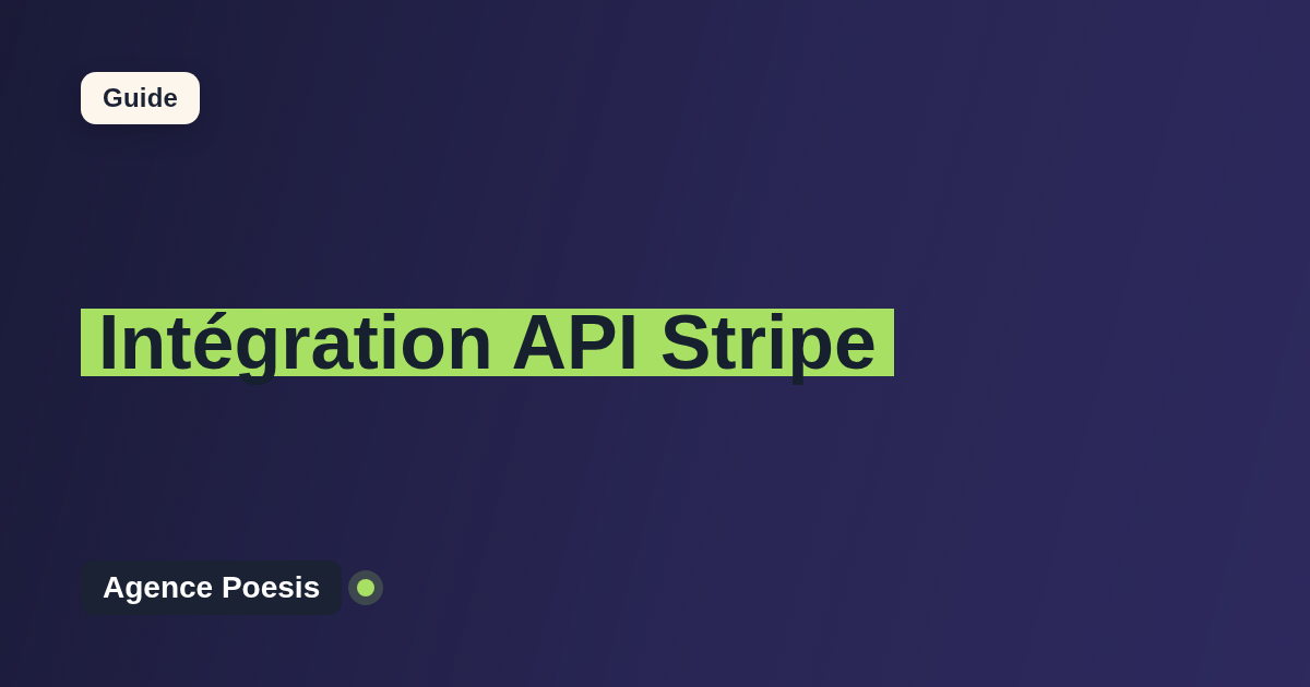 Intégration API Stripe : connectez-le à vos outils internes