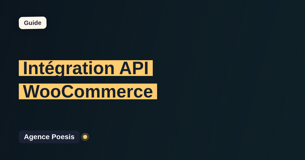 Intégration API WooCommerce : connectez-le à vos outils internes