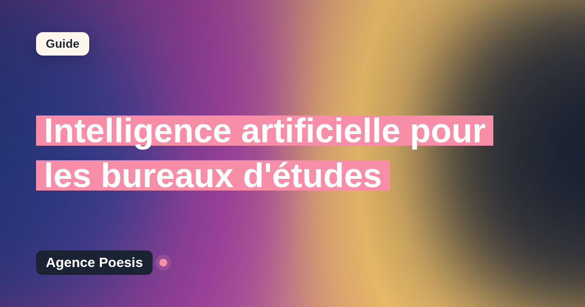 Intelligence artificielle pour les bureaux d'études : cas d'usage concrets