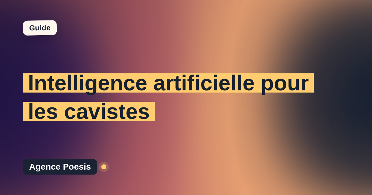 Intelligence artificielle pour les cavistes : cas d'usage concrets