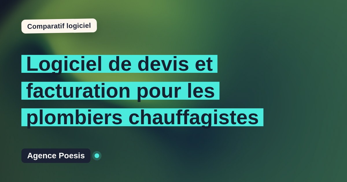 Logiciel de devis et facturation pour les plombiers chauffagistes : le comparatif (marché vs sur-mesure)