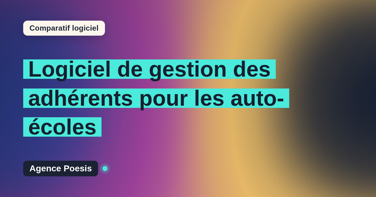 Logiciel de gestion des adhérents pour les auto-écoles : le comparatif (marché vs sur-mesure)