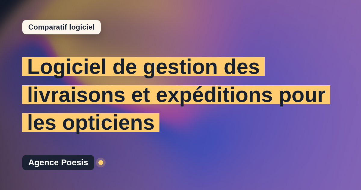 Logiciel de gestion des livraisons et expéditions pour les opticiens : le comparatif (marché vs sur-mesure)