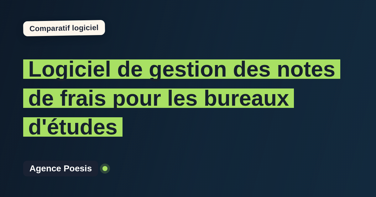 Logiciel de gestion des notes de frais pour les bureaux d'études : le comparatif (marché vs sur-mesure)