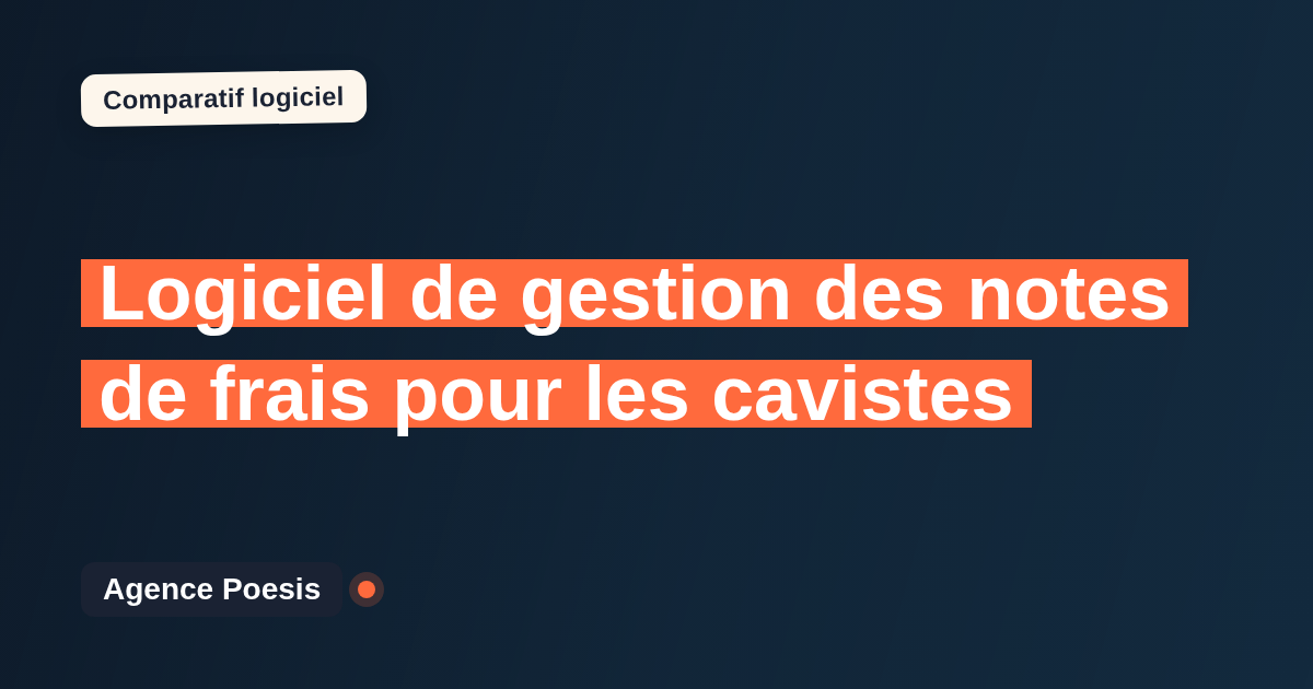 Logiciel de gestion des notes de frais pour les cavistes : le comparatif (marché vs sur-mesure)