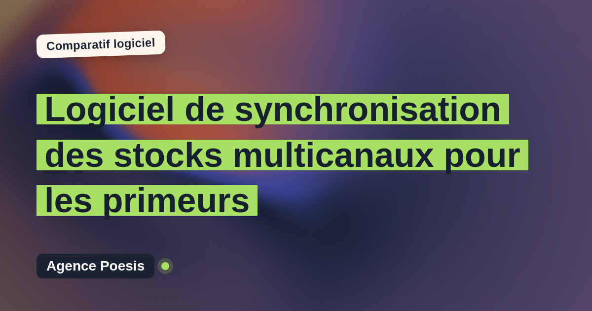 Logiciel de synchronisation des stocks multicanaux pour les primeurs : le comparatif (marché vs sur-mesure)