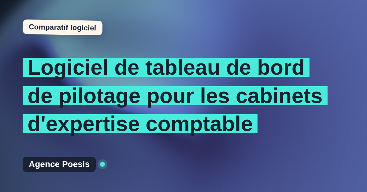 Logiciel de tableau de bord de pilotage pour les cabinets d'expertise comptable : le comparatif (marché vs sur-mesure)