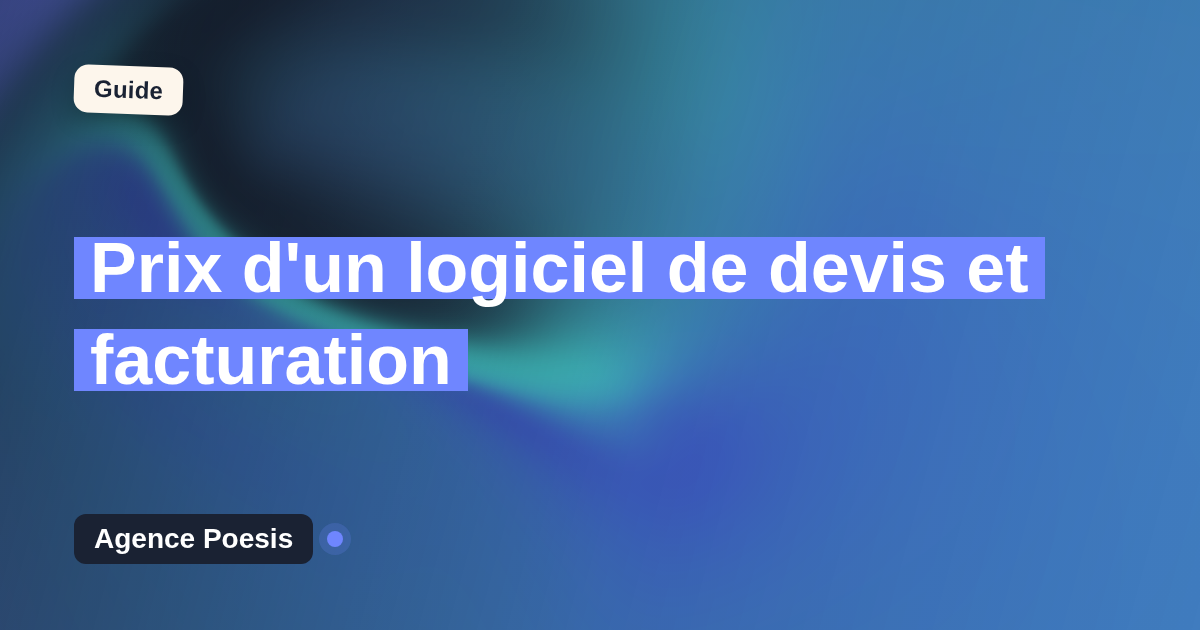 Prix d'un logiciel de devis et facturation : SaaS vs sur-mesure (2026)