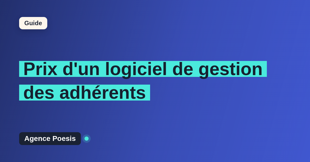 Prix d'un logiciel de gestion des adhérents : SaaS vs sur-mesure (2026)