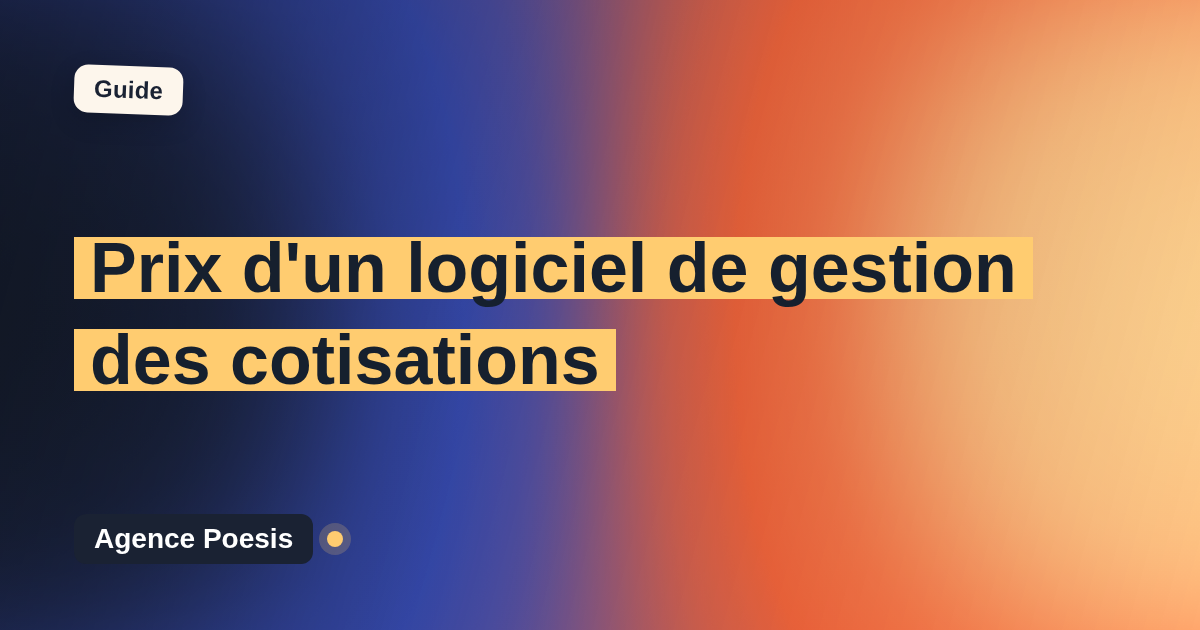 Prix d'un logiciel de gestion des cotisations : SaaS vs sur-mesure (2026)