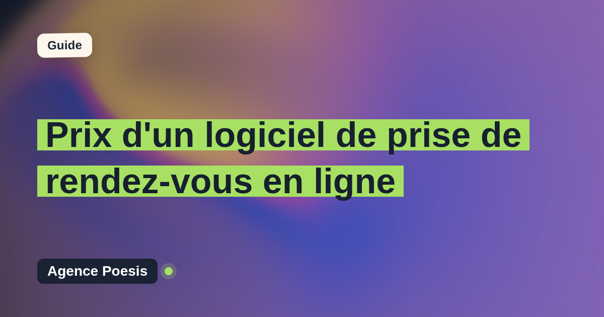 Prix d'un logiciel de prise de rendez-vous en ligne : SaaS vs sur-mesure (2026)