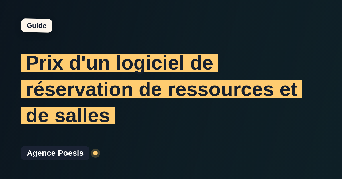 Prix d'un logiciel de réservation de ressources et de salles : SaaS vs sur-mesure (2026)
