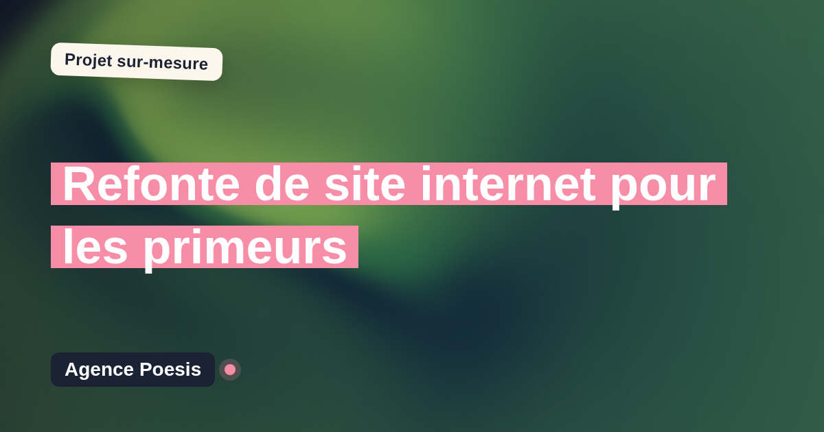 Refonte de site internet pour les primeurs : sur-mesure et sans dépendance