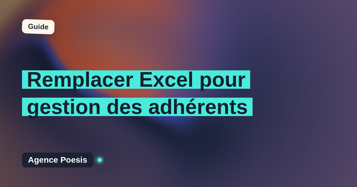 Remplacer Excel pour gestion des adhérents : quand et par quoi ?