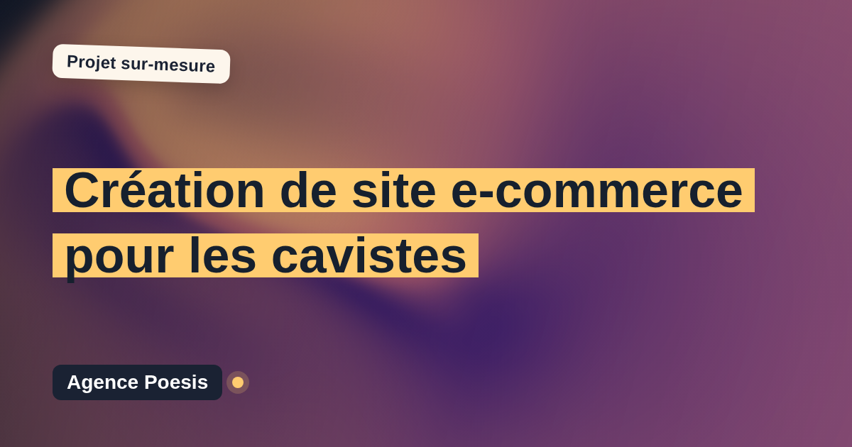 Création de site e-commerce pour les cavistes : sur-mesure et sans dépendance