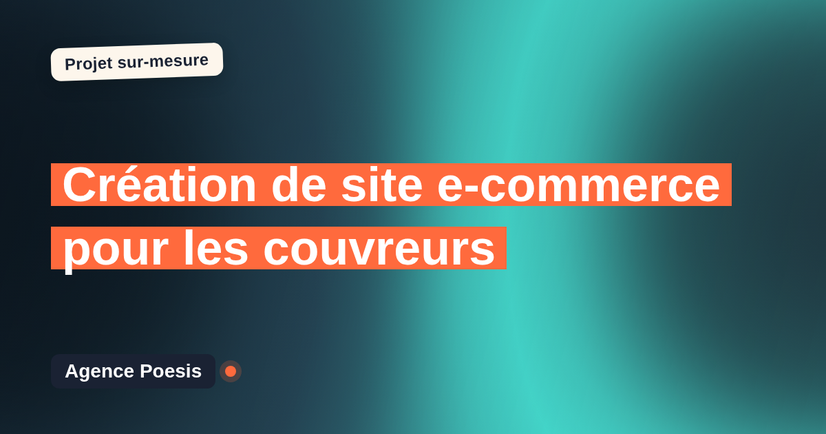 Création de site e-commerce pour les couvreurs : sur-mesure et sans dépendance