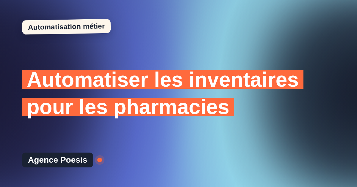 Automatiser les inventaires pour les pharmacies : méthode, coûts et ROI
