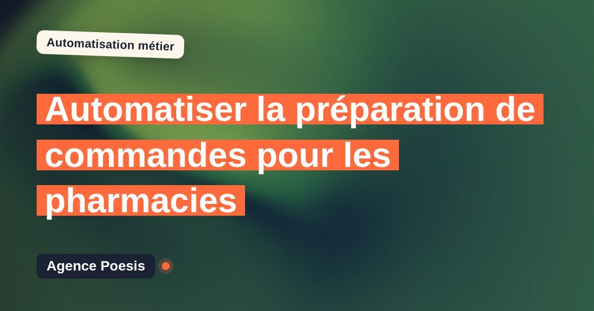 Automatiser la préparation de commandes pour les pharmacies : méthode, coûts et ROI