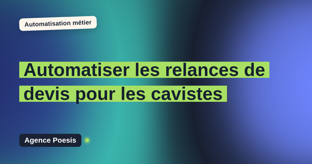 Automatiser les relances de devis pour les cavistes : méthode, coûts et ROI