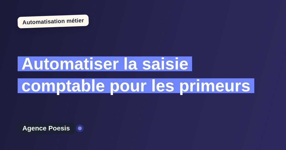 Automatiser la saisie comptable pour les primeurs : méthode, coûts et ROI