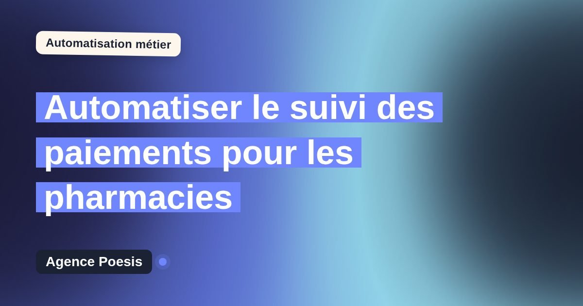 Automatiser le suivi des paiements pour les pharmacies : méthode, coûts et ROI