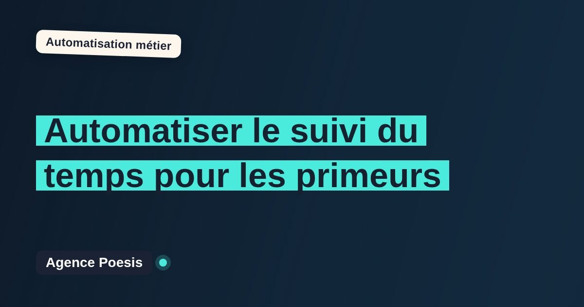 Automatiser le suivi du temps pour les primeurs : méthode, coûts et ROI